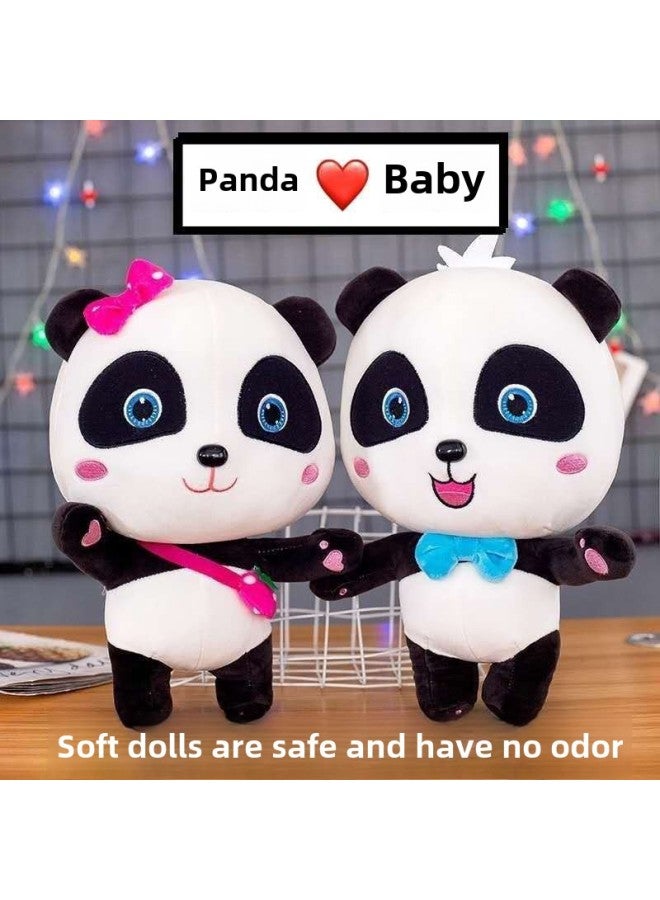 Panda Doll Qiqi Meow Plush Toy Cartoon Cartoon Doll Children Soothing Sleeping Doll Puzzle-Color:Meow Music - Image 2
