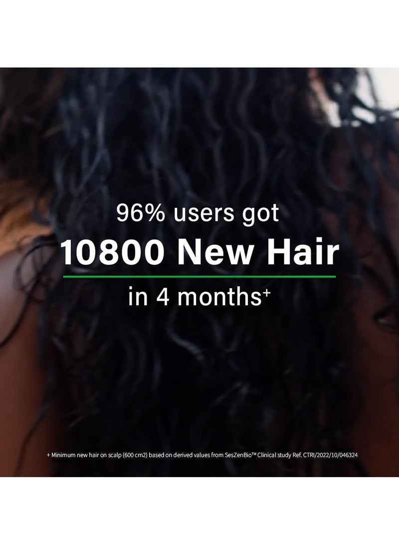 أوزيفا كبسولات فيتامين الشعر، نمو الشعر، التحكم في تساقط الشعر، 100% من حديد البيوتين الطبيعي، مانع DHT، فيتامين E، مكملات غذائية مثبتة سريريًا للنساء والرجال، 60 كبسولة عبوة من 2 - Image 3