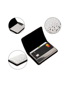 Biggdesign Biggdesign White Leather Cover Business Card Holder  - Image 1