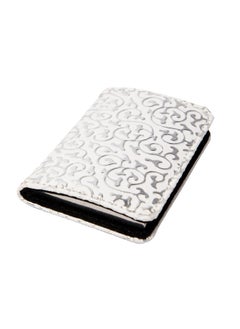 Biggdesign Biggdesign White Leather Cover Business Card Holder  - Image 3