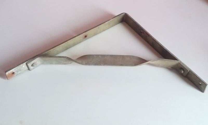 Shelf Bracket 2 Pcs Zinc Colour 12 x 10 inch  - Image 3