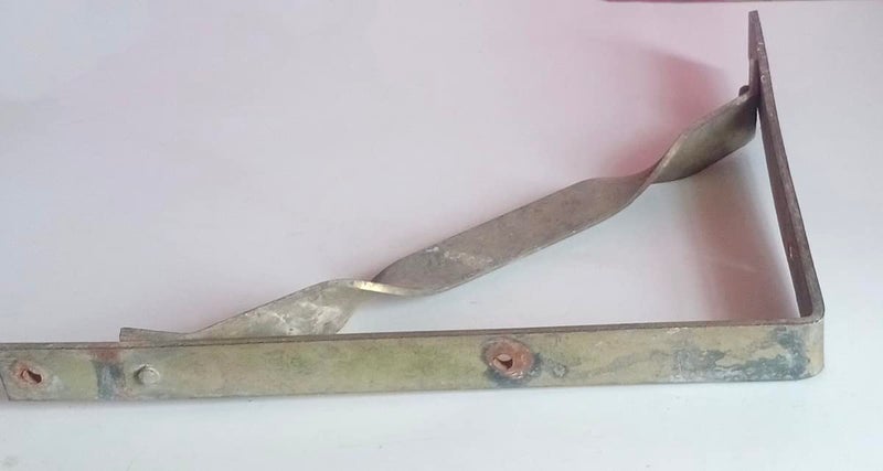 Shelf Bracket 2 Pcs Zinc Colour 12 x 10 inch  - Image 5