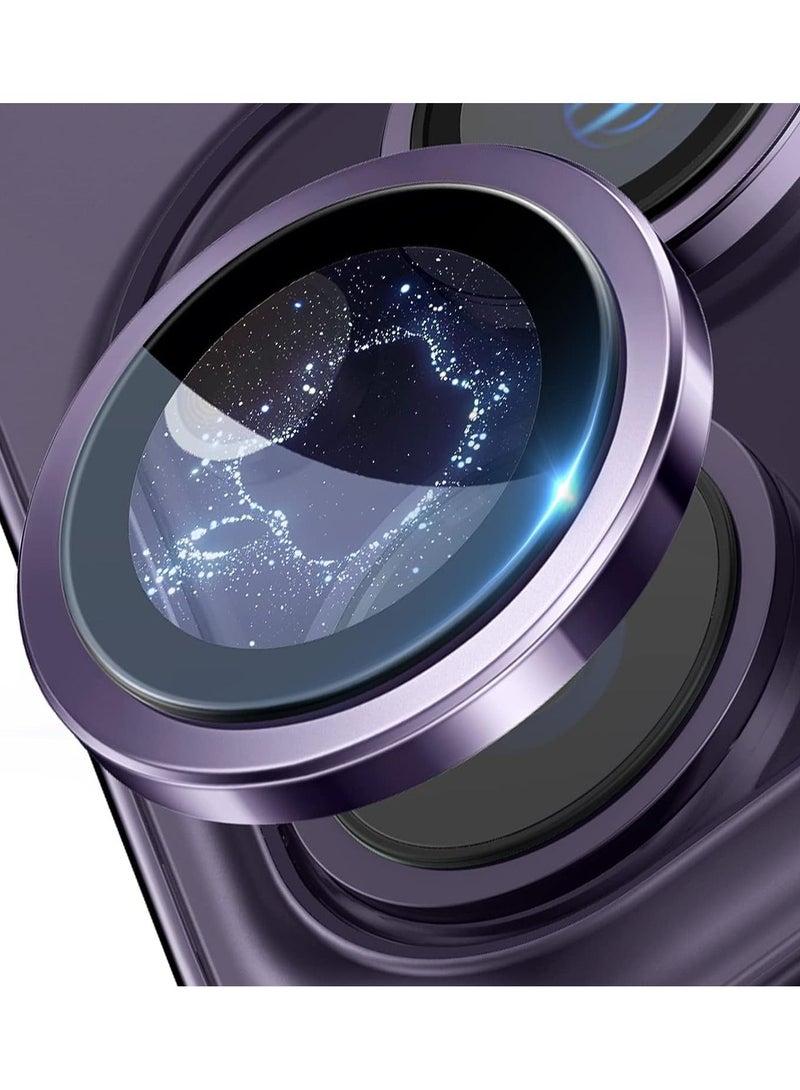 Vitacelli Camera Lens Protector Compatible with IPhone 13 Pro/Max Light  Purple - Image 1