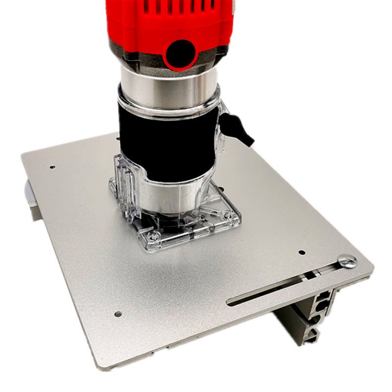 Router Table Insert Plate: 3PCS Gold 240 X 200 X 5mm High-quality Aluminum Alloy - Strong Wear-resistant Rust-proof Clear Scale Router Template for Woodworking, Electric Trimming Engraving Machines - Image 2