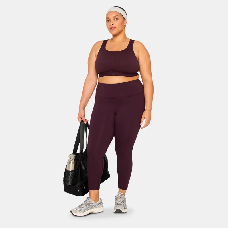 Fabletics Red Women's Define PowerHold 7/8 Leggings for Women | Best Price UAE