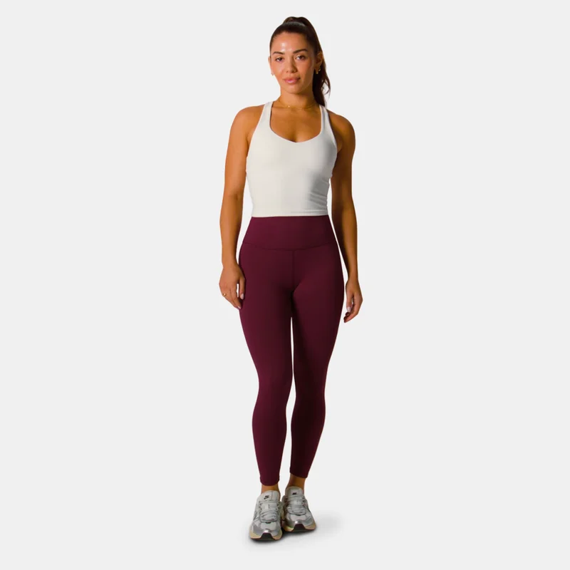 Fabletics Red Women's Define PowerHold 7/8 Leggings for Women | Best Price UAE