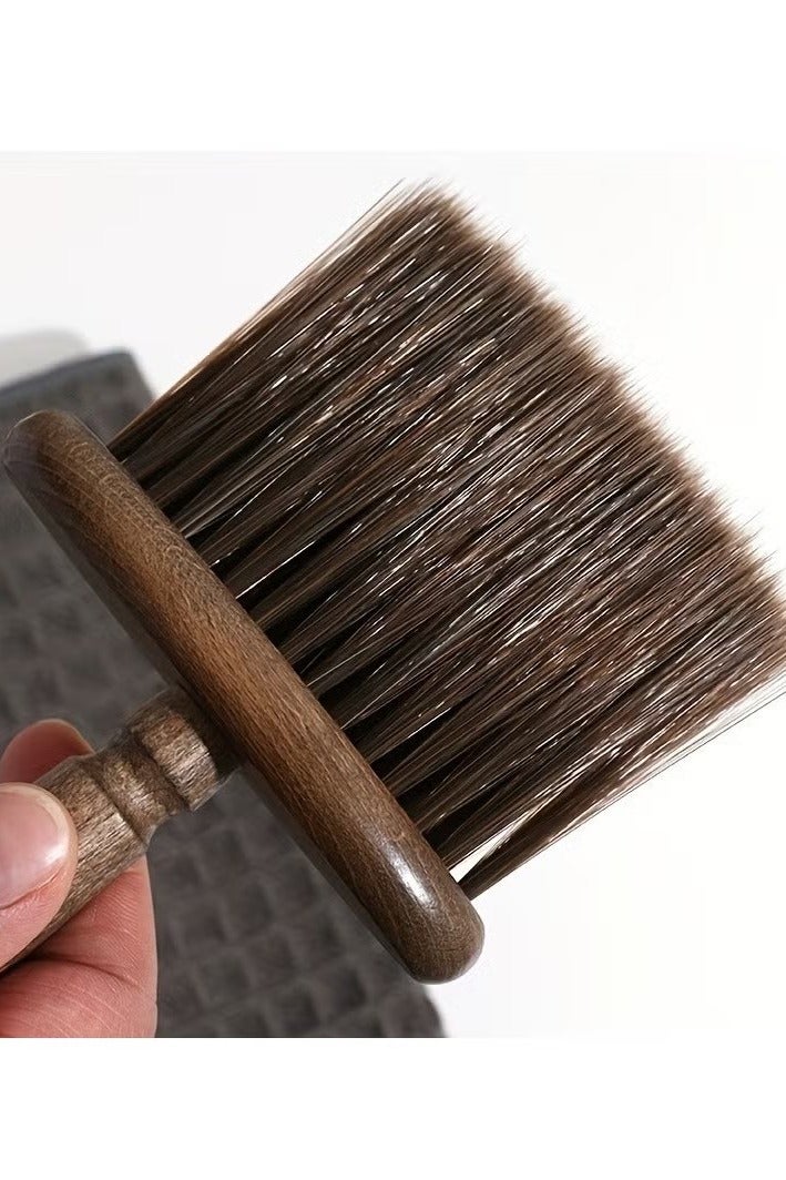 Car Interior Cleaning Brush, Super Soft Car Dust Brush, Car Interior Detailing Brush for Car Dashboard, Air Conditioning Vents, Leather, Computer, No Scratches (Brown, 1 Pack) - Image 3