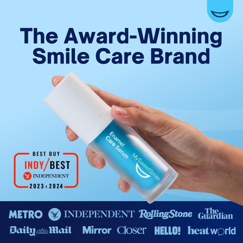 MySweetSmile nHA Enamel Care Serum Sensitive Teeth Relief with Hydroxyapatite Tooth Repair Remineralise Enamel Mint Flavour Sensitive Toothpaste 30mL - Image 2