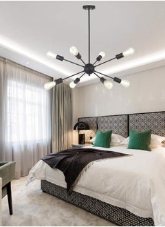 Cluc Mesh  Chandelier - 8 Branch - Black  - Image 1
