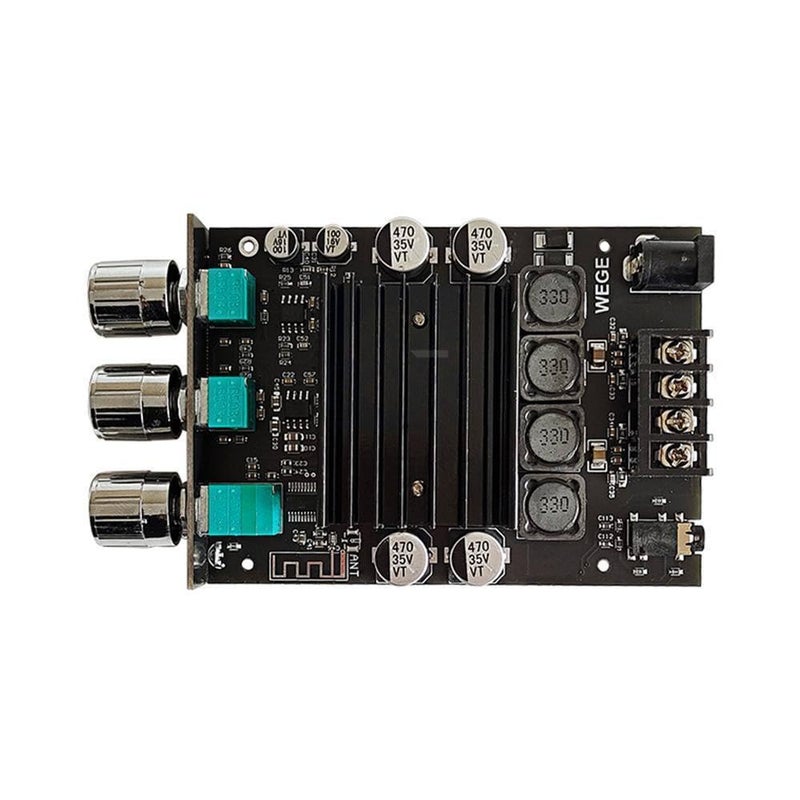 لوحة مكبر الصوت ثنائية القناة ZK XPSM 150WX2 مع مقياس الباس والترابل لمكبر TDA7498E - Image 2