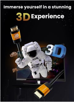Tortox Tortox High Speed HDMI 2.1 Cable (2m Length), 8K@60Hz 4K@120Hz, Aluminum Body Shell, Dolby Vision And Audio, Transfers 18Gbps To 48Gbps, Compatible With PS5/PS4/HDTV/Projector/Laptop/Macbook/PC  - Image 4