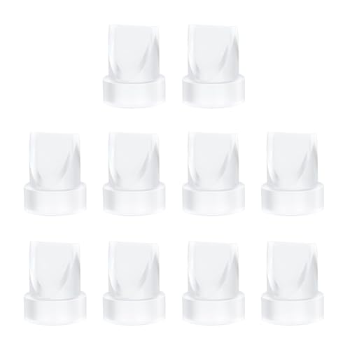 afontoto 10 PCS Silicone Duckbill Valve Compatible with Momcozy M5 Wearable Breast Pump, Designed for M5 Electric Breast Pump Replacement Parts, Pumping Breastfeeding Essential Accessories for New Moms - Image 1