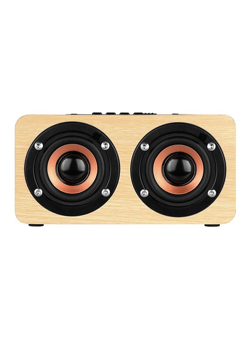 Super Bass Subwoofer Bluetooth Speaker With Microphone Black/Beige - Image 1