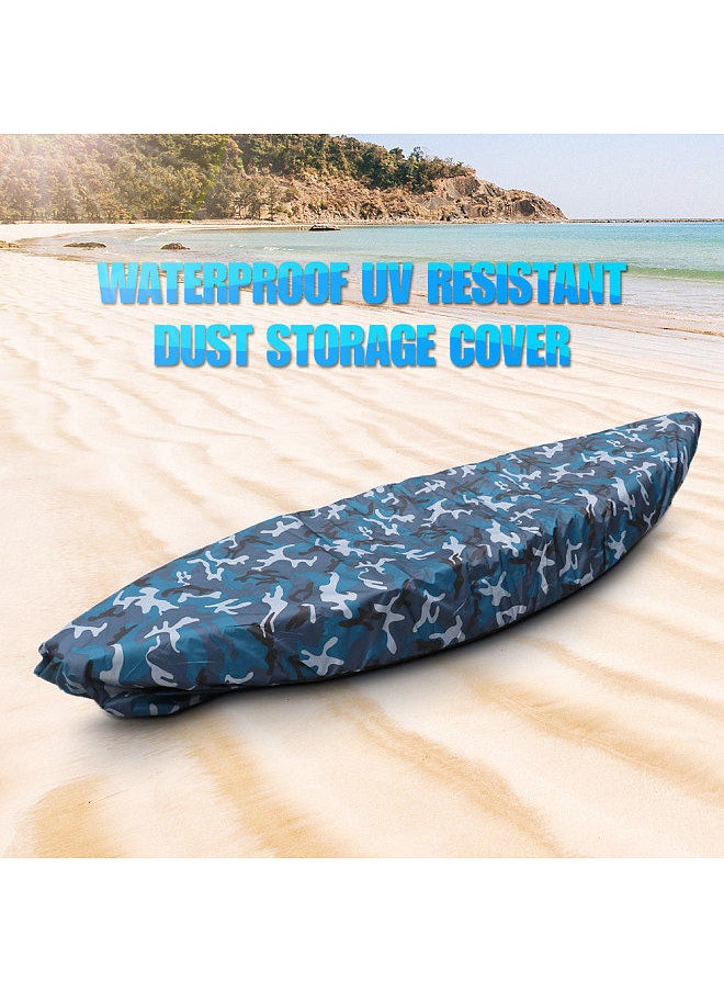 Generic Professional Universal Camouflage Kayak Canoe Boat Waterproof UV Resistant Dust Storage Cover Shield (6.8-8.2ft)  - Image 2