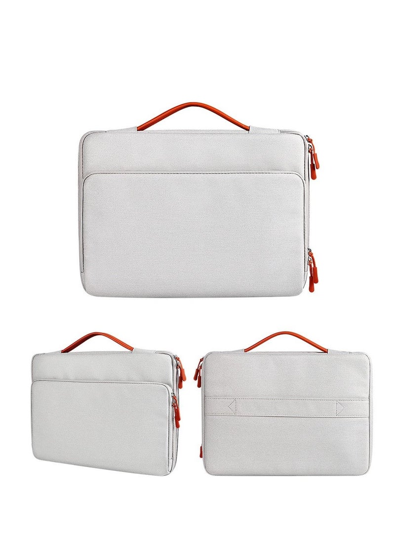 Arabest - 13.3 Inch Laptop Sleeve Case Protective Bag Notebook Carrying Case Handbag Waterproof Computer Bag Cover with Handle for MacBook Air/MacBook Pro 13(Grey) - Image 1