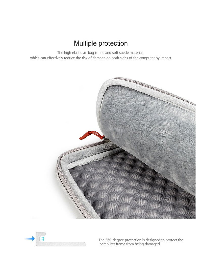 Arabest - 13.3 Inch Laptop Sleeve Case Protective Bag Notebook Carrying Case Handbag Waterproof Computer Bag Cover with Handle for MacBook Air/MacBook Pro 13(Grey) - Image 1