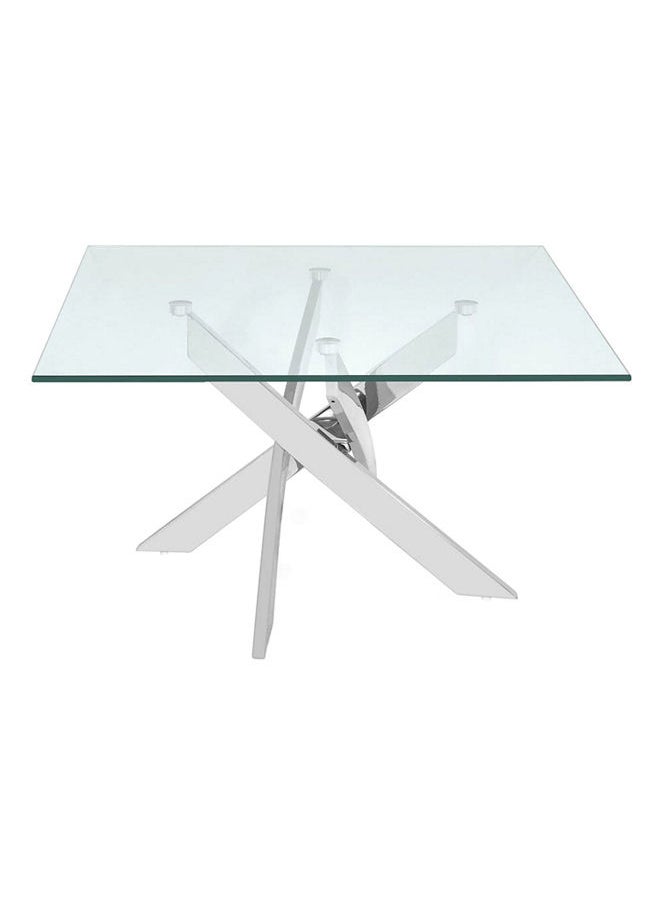 Halle Coffee Table, Clear And Silver - pzsku/Z4DA77E7FDB3342E87502Z/45/_/1687419987/cc263fe9-9541-4d7c-999b-75754d6a7536