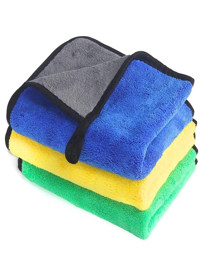 moxly Ultra-Soft Microfiber Baby Cloth Set (Pack of 3) (40x40 cm- 2 Pcs) & (40x60 cm-1 Pc) 600 GSM – Gentle & Absorbent for Newborns & Toddlers - Image 1