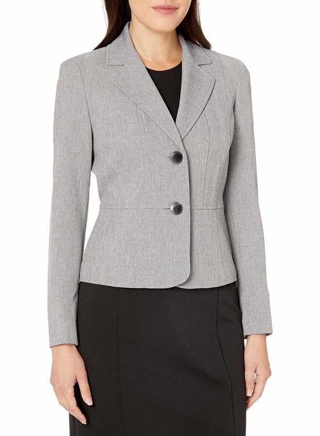 Kasper  Women's Jacket, Grey/Black, 20 Petite - Image 1