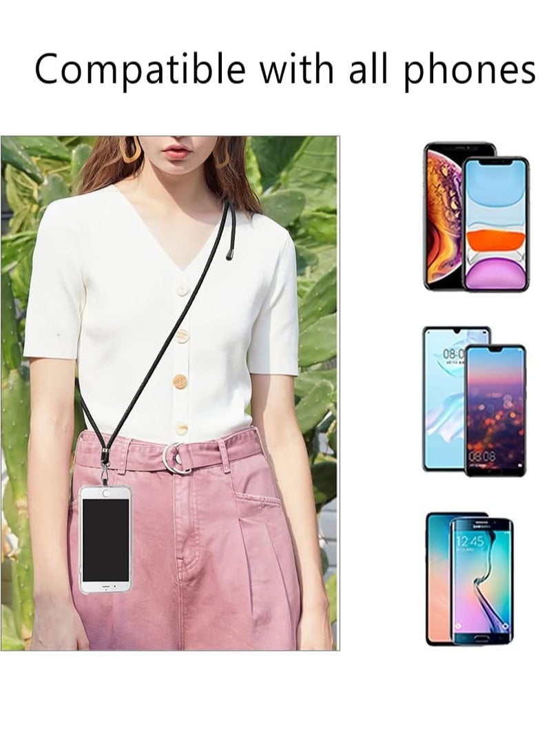 MIGOFAST Mobile phone lanyard, universal mobile phone lanyard, with adjustable nylon neck strap, mobile phone tether belt, compatible with most smartphones, Not including phone case - Image 4