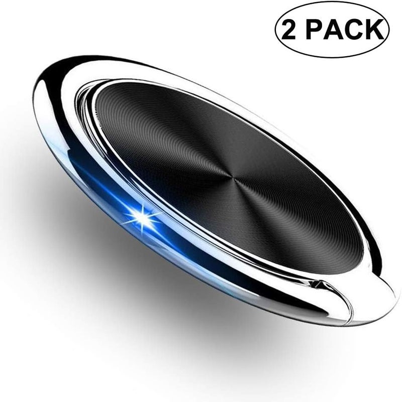 BENEKIY 2 Pack Metal Alloy Sunglass and Eyeglass Holder for Car Dash - Image 2