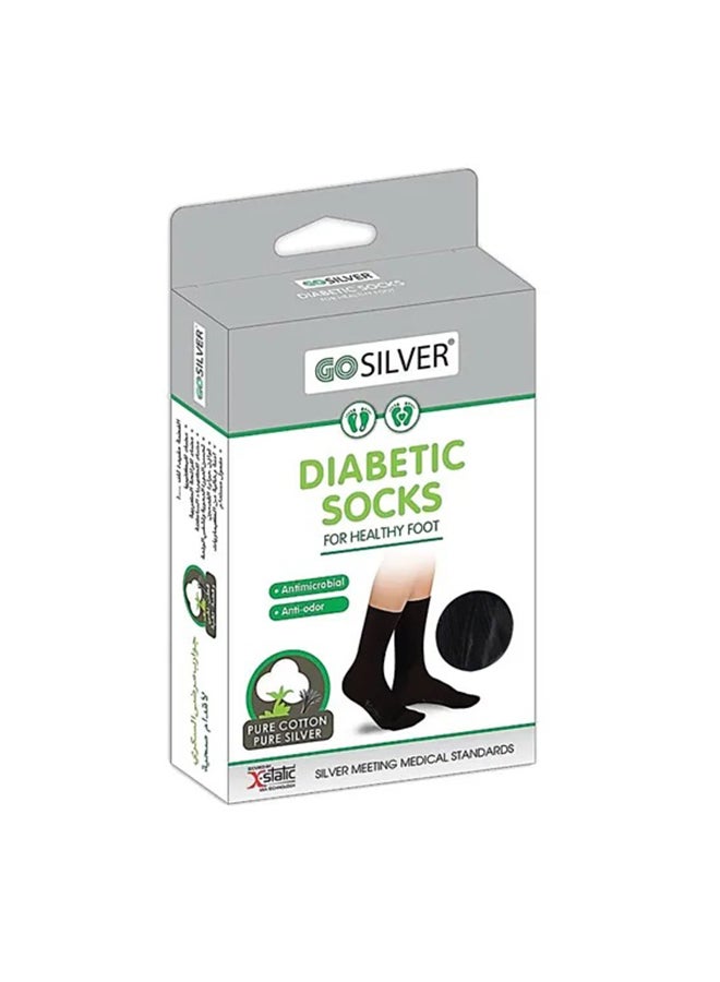 Max Go Silver Diabetic Socks Assorted Colour - Image 1