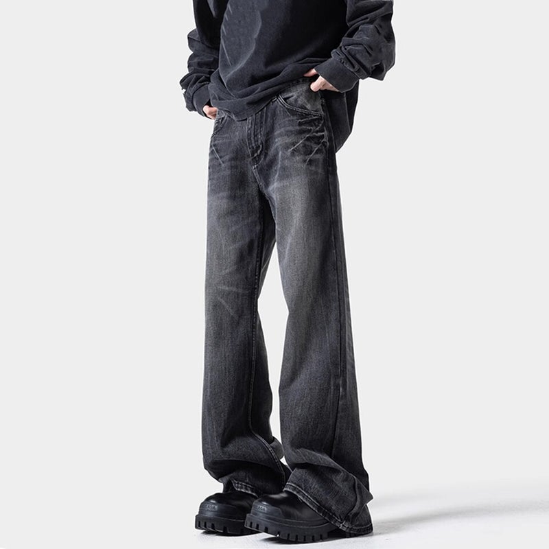 Unisex Classic Denim Jeans Loose Fit Daily Outdoor Wear - Image 4