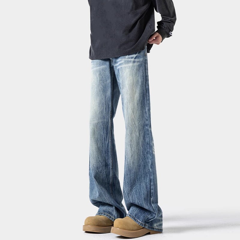 Unisex Classic Denim Jeans Loose Fit Daily Outdoor Wear - Image 2