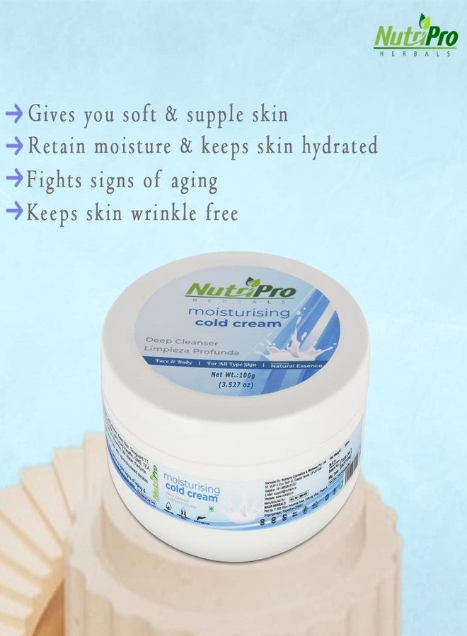 NutriPro Moisturising Cold Cream|Enriched With Natural Essence|For Deep Moisturizing, Nourishment, And Protection 100ml - Image 4