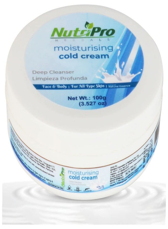 NutriPro Moisturising Cold Cream|Enriched With Natural Essence|For Deep Moisturizing, Nourishment, And Protection 100ml - Image 1