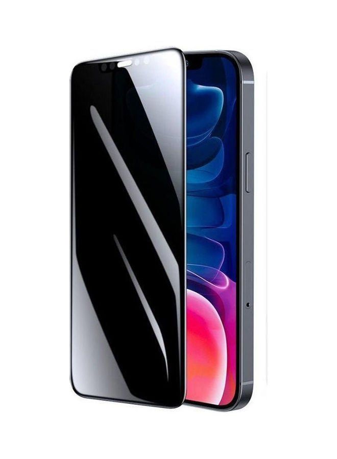 IAF For Iphone 12 Pro Max Privacy Full Glass Screen Protector Black-Clear