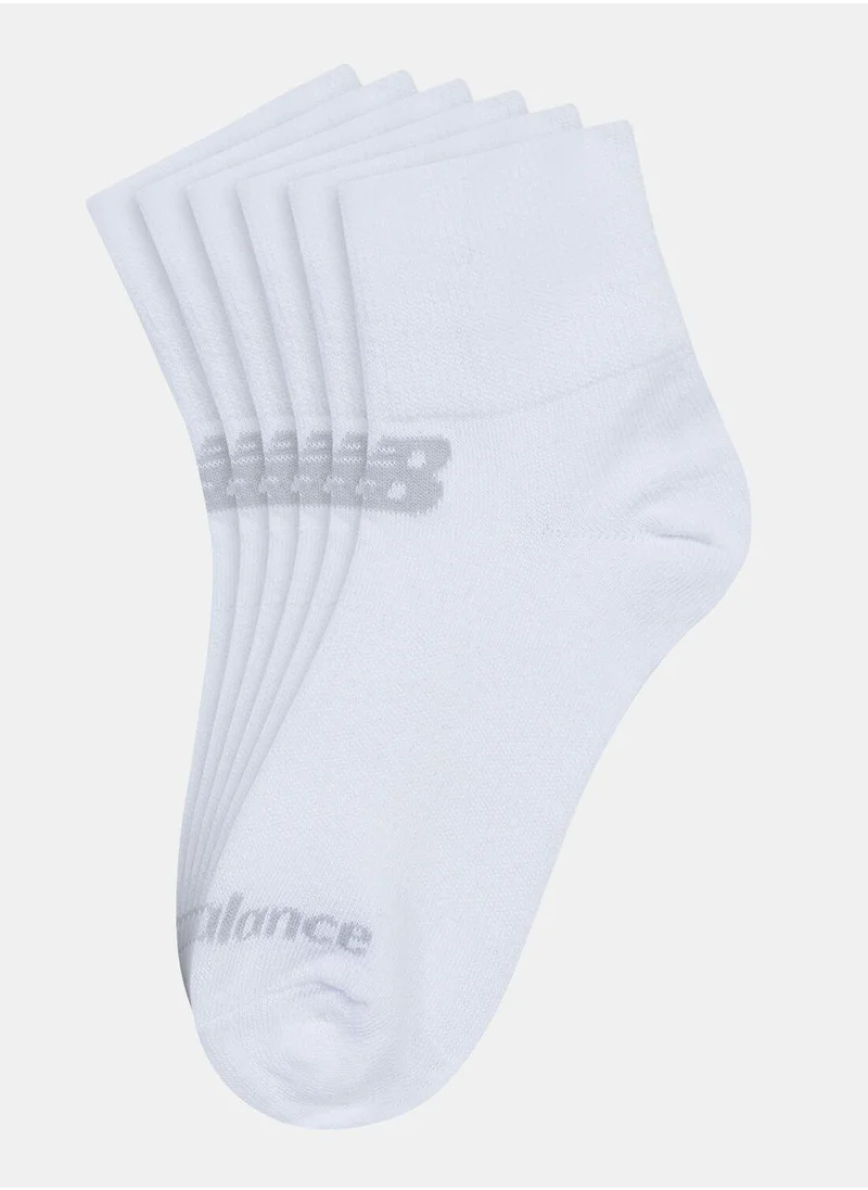 New Balance Performance Flat Knit Ankle Socks (6 Pack)