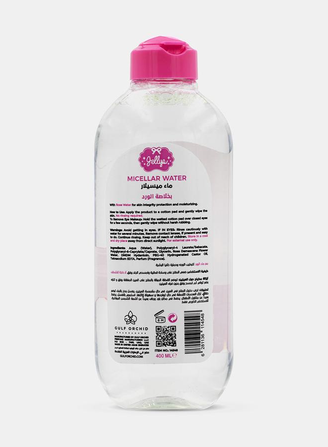 Jellys ماء ميسيلار بالورد، 400 مل - Image 3