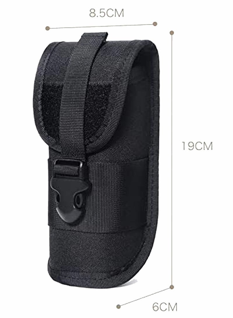 Tactical Sunglasses Case - Durable, Portable & Shockproof Pouch with Buckle for Outdoor Adventures & Flashlight - Image 5