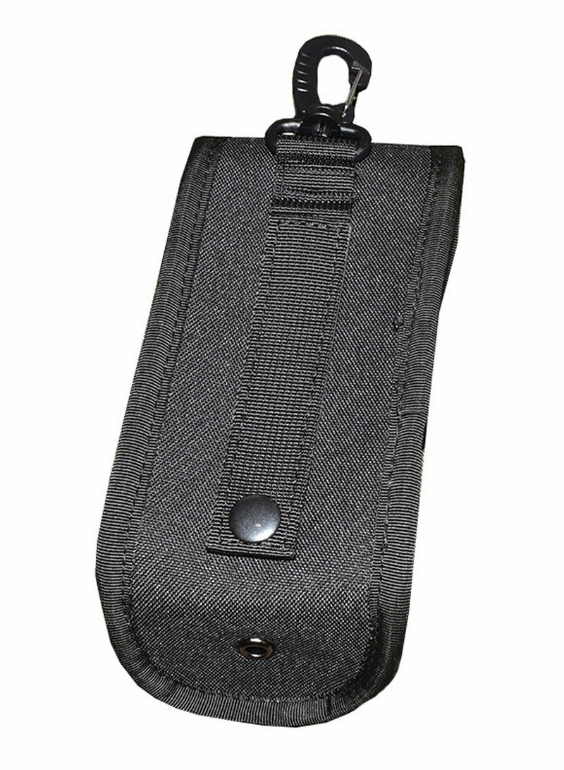 Tactical Sunglasses Case - Durable, Portable & Shockproof Pouch with Buckle for Outdoor Adventures & Flashlight - Image 4