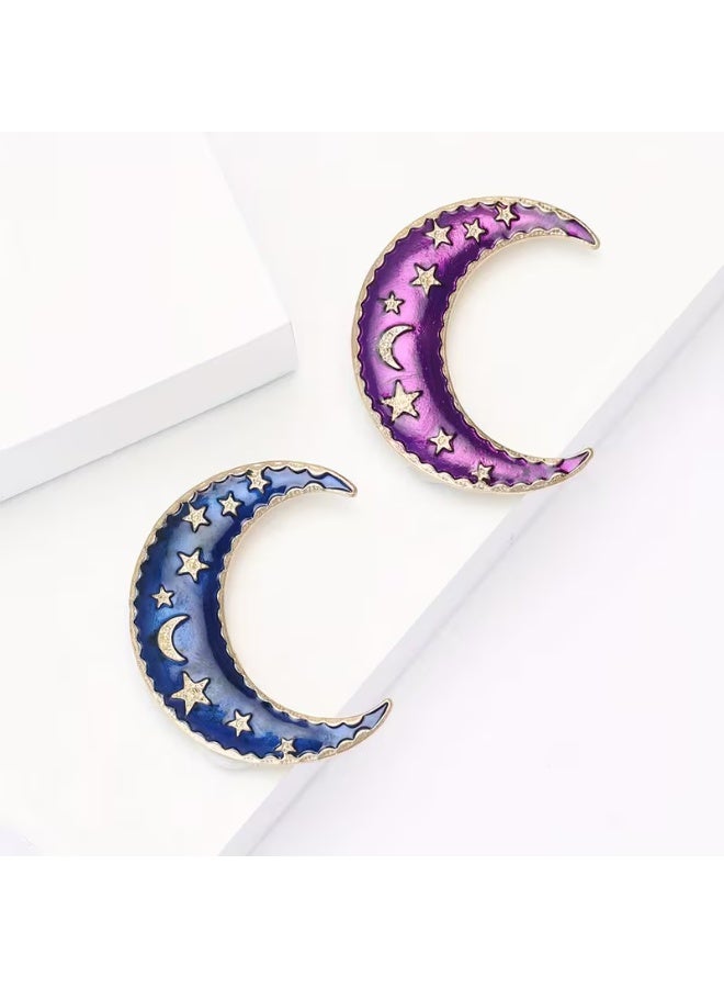 Lsgddm Moon Brooch Pin - Image 1