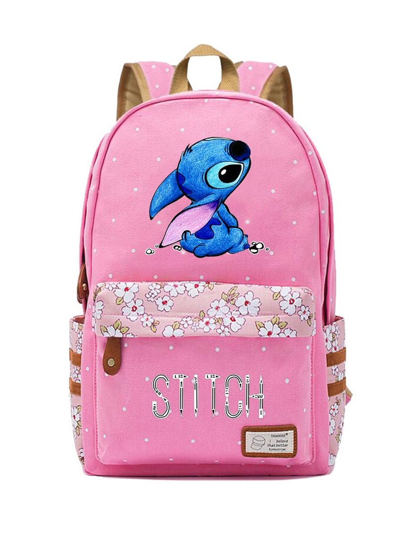 STITCH Cartoon Printed Backpack