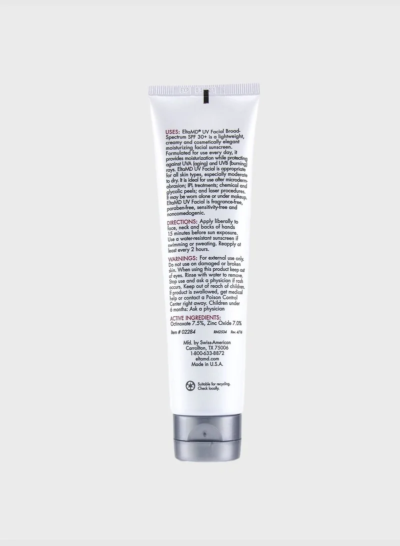 EltaMD UV Facial Moisturizing Facial Sunscreen SPF 30 - For Dry & Post Procedure Skin