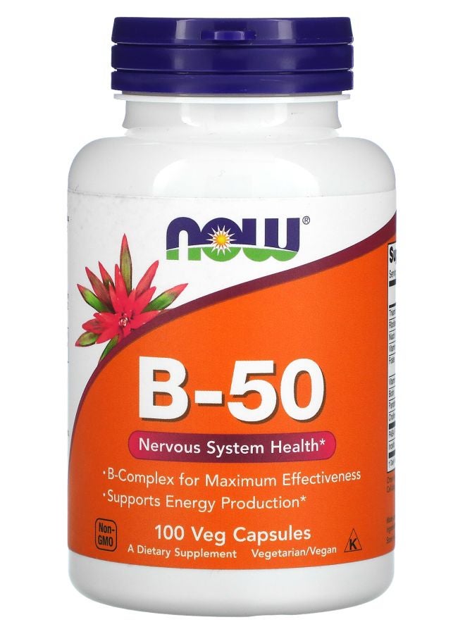 now B-50 100 Veg Capsules
