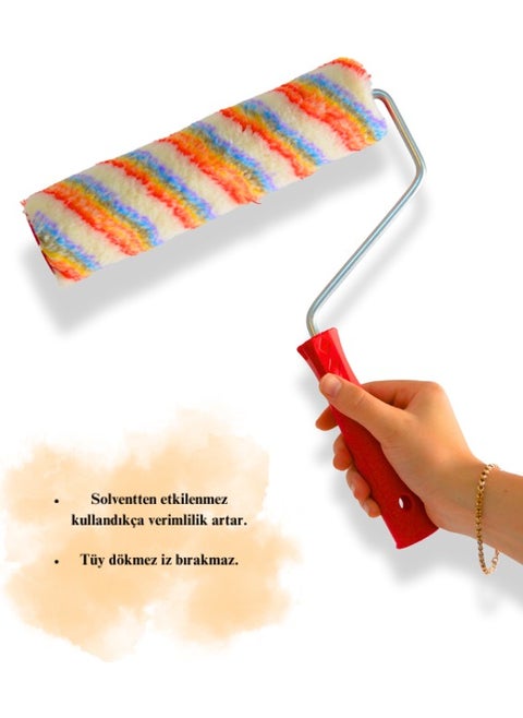 Interior and Exterior Paint Roller Patterned 25 cm