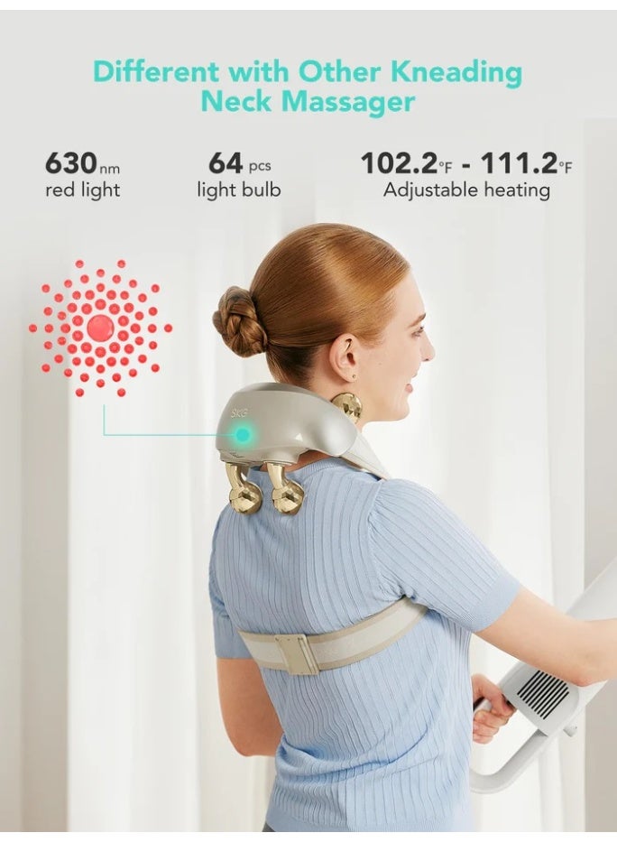 SKG H7 Ultra E Neck and Shoulder Flex Massager for Pain Relief Deep Tissue with Smart Heating Film - Image 4