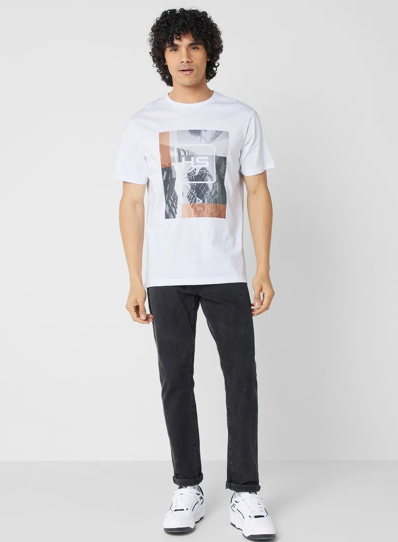 Hackett Graphic Crew Neck T-Shirt
