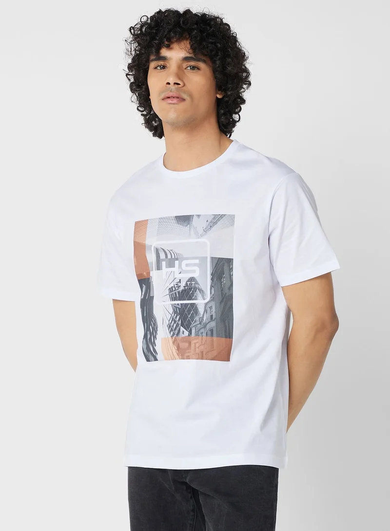 Hackett Graphic Crew Neck T-Shirt