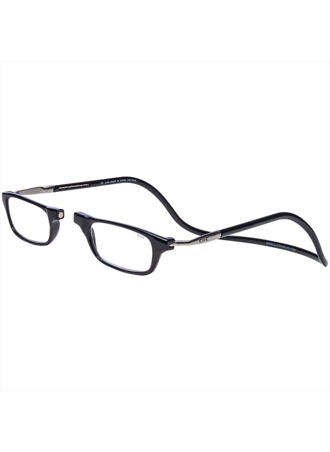 clic - Magnetic Reading Glasses, Computer Readers, Replaceable Lens, Original Long, (M-L, Black, 1.25 Magnification) - Image 1