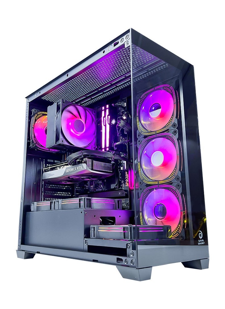 Game Sekret - Viper Gaming PC -  Intel Core i5-12400F Processor | NVIDIA RTX 3050 8GB GPU | 16GB DDR4 RAM | 500GB M.2 NVMe SSD + 1TB HDD | Air Cooler | WiFi Ready | Windows 11 Pro | Game Sekret Desktop Computer Tower - Image 1