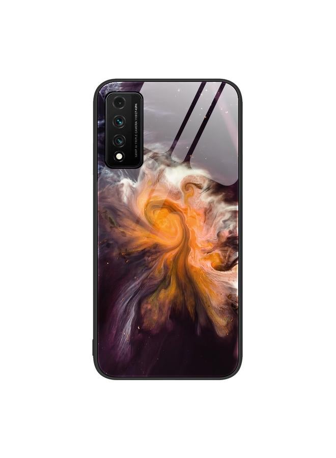 Zaboon Case For Huawei Nzone S7 Pro 5G Marble Pattern Glass Protective Phone Case - Image 1