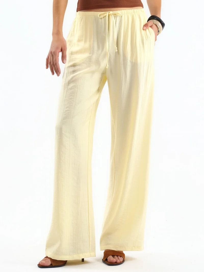 Busem BUSEM Women's Wide-Leg Woven Trousers