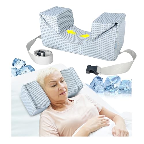 AOSSA Surgery Pillow for Sleeping Upright Head Neck Support Positioner for Post Eye Facial or Dental Surgery Recovery Pillow for Back Sleep Training and Face Stability - Image 2