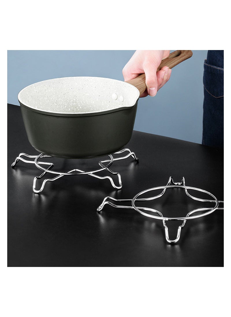 Gas Stove Top Chrome Iron Wok Ring Non Slip Stove Rack Universal for Kitchen and Camping Pot Holder Gas Cooktop Range Pan Burner Grate Support Stand for Gas Hob Accessories  - Image 5