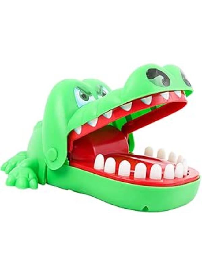 FITSEN YOUFAN Latest Crocodile Toy Classic Mouth Dentist Finger Biting Family Game Fun Toy for Kids and Adults – Crocodile Mouth Toy （Green）